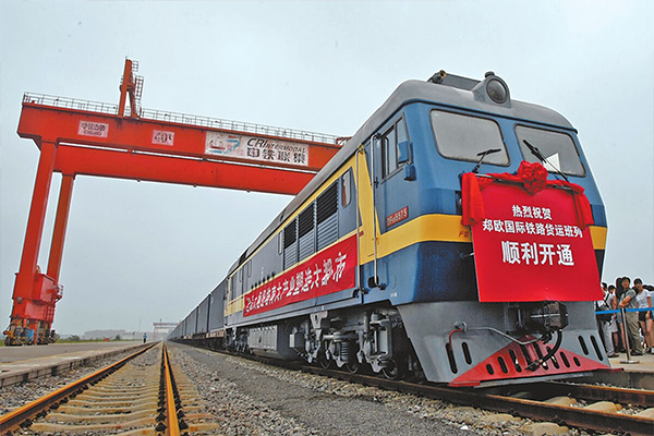По состоянию на конец марта 2021 количество поездов China-Europe Express (Chengdu) увеличилось в период эпидемии. 
